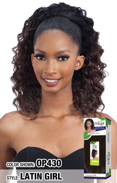 SHAKE N GO Free Tress Equal Drawstring Ponytail - LATIN GIRL Sareya Beauty Supply Store in Calgary Alberta Canada